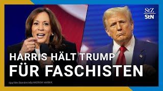 USA: Harris hält Trump für Faschisten und Gefahr für die Demokratie