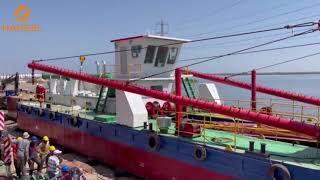 HANSEL cutter suction dredger launching process