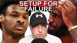 Bronny James DESTROYED by NBA Scouts & Setup for FAILURE