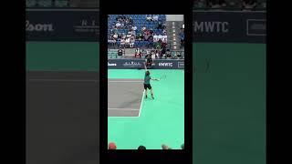 Rublev’s serve 