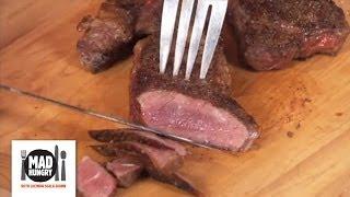 Pan Fried Strip Steak - Mad Hungry with Lucinda Scala Quinn