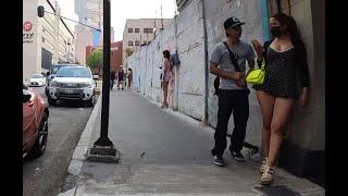 Romantic street in Mexico City