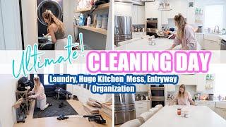 *NEW* ULTIMATE CLEANING DAY! | ALL THE CLEANING MOTIVATION YOU NEED! | Amanda's Daily Home