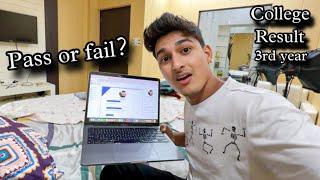 College 3rd year ka result aa gaya,pass or fail