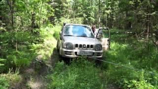 лебёдка Т-MAX EW-6500 с радиоуправлением на JIMNY