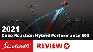 Cube Reaction Hybrid Performance 500 Review | 2021 Electric Mountain Bike | Scooteretti Canada & USA