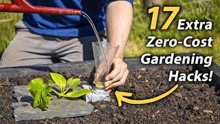 17 MORE Brilliant FREE Vegetable Gardening Hacks | Productive and Easy Garden Hacks