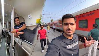 22355 Patliputra-Chandigarh SF Express train Journey in 3AC Economy Coach of Indian railways