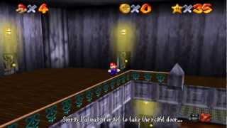 Super Mario 64 Walkthrough - Course 5 - Big Boo's Haunt