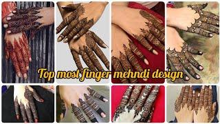 Top Most Finger Mehndi Designs | Finger Mehndi Design | Unique Finger Mehndi Design