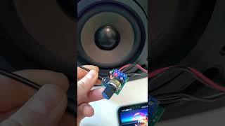 LM386 chip amp board sound (Type: YX1667) #miniamp #audio