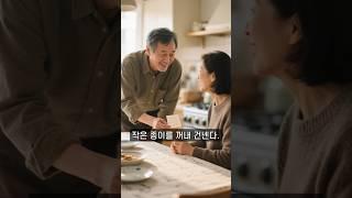 남편이 건넨 메모 한 장 #중년부부 #감동쇼츠 #중년의사랑  #부부의약속 #따뜻한하루 #감성영상  #행복한부부 #중년이야기 #짧은감동