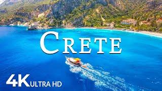 FLYING OVER CRETE (4K UHD) - Relaxing Music Along With Beautiful Nature Videos - 4K Video ULTRA HD