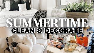 2023 SUMMER CLEAN AND DECORATE WITH ME / SUMMER HOME REFRESH / EXTREME DEEP CLEANING ️