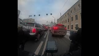 CYCLING CITY MOSCOW | MORNING 2024/01/10| GoPro 4K60 | Fuji Jari 1.1