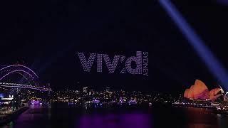 LIVE: Written In The Stars drone show at #vividsydney 