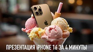 Презентация iPhone 16 за 4 минуты