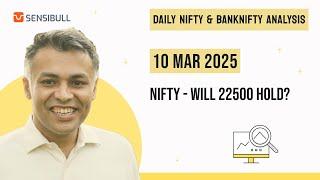 NIFTY & BANK NIFTY Analysis for Tomorrow | Stock Market Outlook | 10 March 2025, Monday