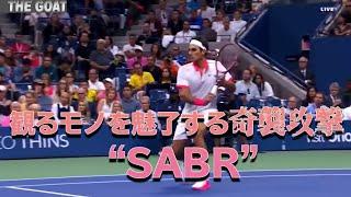 【テニス】フェデラー＆キリオスの華麗なる"SABR" まとめ【奇襲攻撃】