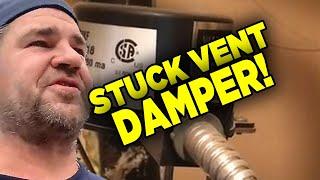 Stuck Automatic Vent Damper - Gas Boiler