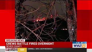 200-acre brush fire in Pittman Center prompts more evacuations in Sevier County, officials say