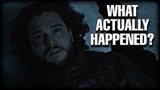 What Game of Thrones Didn't Tell You About Jon Snow's Death Scene!? - A Song of Ice and Fire (Books)