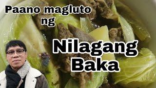 Paano magluto ng "Nilagang Baka"