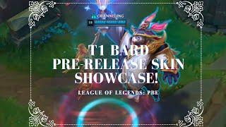 T1 Bard Pre-Release Skin Showcase! | League of Legends: PBE!