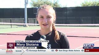 Three Aggie tennis players gear up for 2024 NCAA individual championship