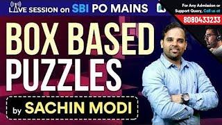 SBI PO Mains | Box Based Puzzle by Sachin Modi | Reasoning Special | Must Watch for SSC, Bank!