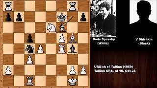 Boris Spassky vs Vladimir Shishkin - Tallinn (1959)