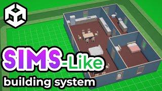 Sims like building system in Unity 2022