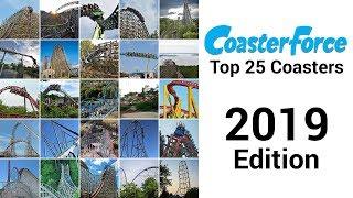 Official CoasterForce 2019 Top 25 roller coasters