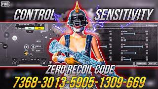 NEW UPDATE 3.6BEST SENSITIVITY CODE + CONTROL SETTINGS BGMI/PUBG MOBILE
