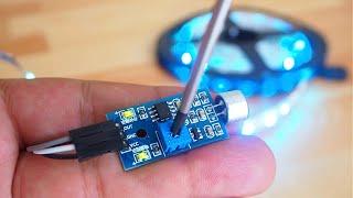 Music Reactive Multicolor LED Lights | Arduino Sound Detection Sensor | RGB LED Strip