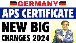 Germany APS Certificate New Big Changes 2024 | Germany Student Visa | Study Free in Germany |New Law