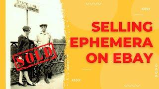 Ephemera Beyond Postcards - What Sold on eBay in September