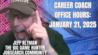 Career Coach Office Hours: January 21, 2025