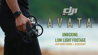 DJI AVATA UNBOXING - LOW LIGHT FOOTAGE TESTING [2.7K] ACTIVE FPV