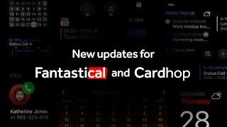 iOS 17, iPadOS 17, watchOS 10, and macOS Sonoma Updates for Fantastical and Cardhop