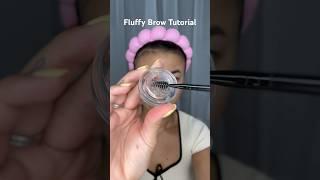 Fluffy Brow Tutorial 🫶 #makeup #makeuptutorial #browtutorial #fluffybrows #makeuphack #beauty