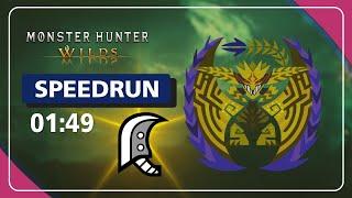 Así Destroza la GRAN ESPADA de SUEÑO a REY DAU (1:49) - Monster Hunter Wilds (Speedrun Español)