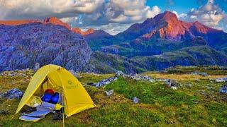 LOFOTEN, Solo Camping & Backpacking Arctic Norway, Climbing one of most unique views in the World