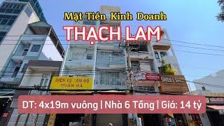 PHI NGUYỄN - TÂN PHÚ | BÁN CĂN NHÀ ĐẸP 6 TẦNG MẶT TIỀN ĐƯỜNG THẠCH LAM, QUẬN TÂN PHÚ GIÁ CHỈ 14 TỶ