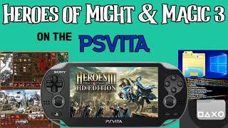 Heroes of Might and Magic 3 HD Port running on PS Vita 2022