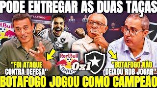 PÓS JOGO! MÍDIA PAULISTA EXALTA VITÓRIA DO LIDER ABSOLUTO! "FOI ATAQUE CONTRA DEFESA" BOTAFOGO HOJE