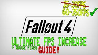 Fallout 4 - Dramatically increase performance FPS with any setup! + Mouse fixes