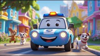 Wheels On The Police Car |  Wheels on the bus | Nursery Rhymes & Kids Songs |  XenaTV