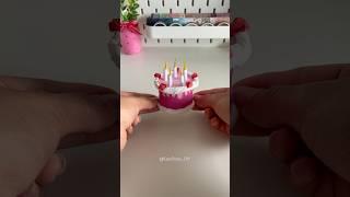 HIDDEN message #hiddenmessage #shorts #diy #craft #birthdaycake