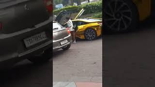 lokesh gamer car BMW i8 in gvk mall Hyderabad 